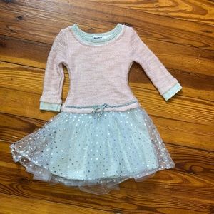 Blueberi Boulevard Long Sleeve Knit Dress size 4T